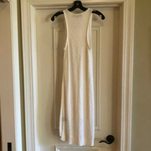 Rag & Bone Ivory White nubby textured tank dress. - Picture 3 of 12